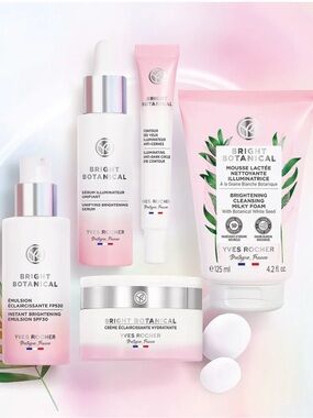 Yves Rocher White Botanical Hydrating Cream - Light Pink & Silver